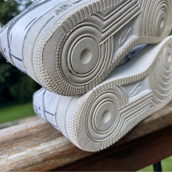 Nike custom doodle cartoon Air Force one sneakers - Picture 5 of 7